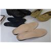 Image 4 : Leather Slippers (size 12) - Boots (size 6) - Insoles (used)