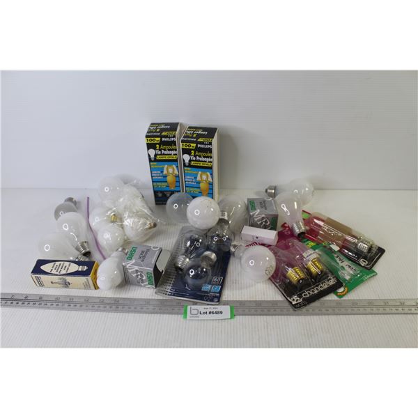 Assortment of Light Bulbs (new & used)