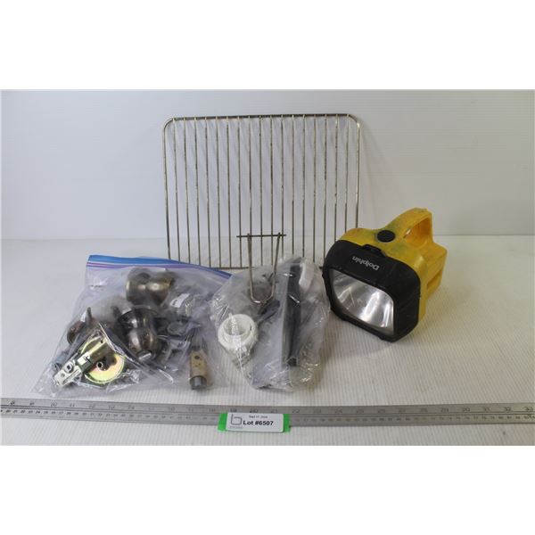Wire Rack - Flashlight - Door Knobs - Tap Parts