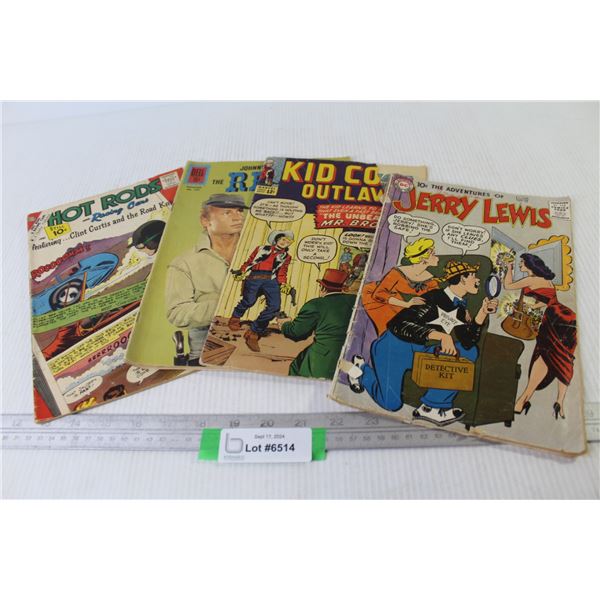 (4) Comics - Dell - DC - Marvel - CDC (10 - 12 - 15 cent)