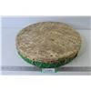 Image 1 : Rawhide Indigenous Drum Skin on Plywood Frame (17" x 3")