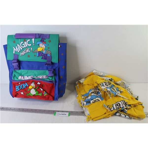 Simpson Quilt (No Backing) - Albie & Gibie Magic Backpack