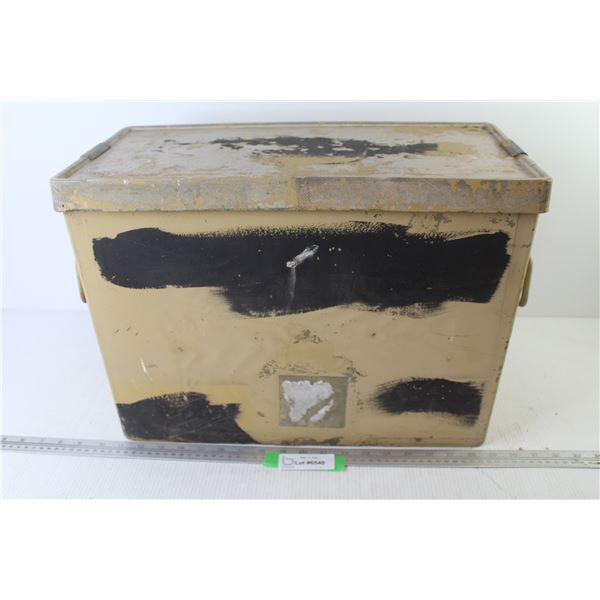 R.C.A.F. Fiberglass Ammunition Box (19"w x 9 1/2"d x 13 1/2h)
