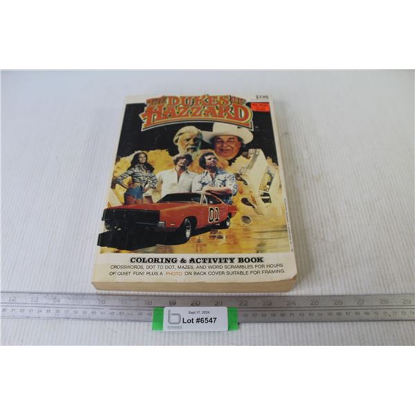 Book - The Dukes of Hazard - Coloring & Activity Book