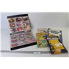 Image 1 : Binder w/13 Pages of Simpsons Collector Cards - (2) Simpson Booklets - (2) coloring Books