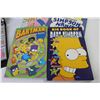 Image 2 : Binder w/13 Pages of Simpsons Collector Cards - (2) Simpson Booklets - (2) coloring Books