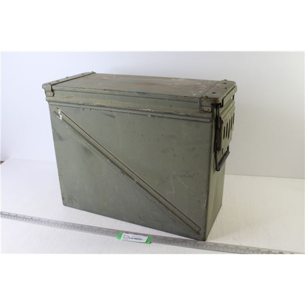 Metal Ammo Box (18 1/2"w x 8 1/4"d x 14 1/2"h)