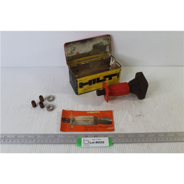 Manual Hilti Driver in Tin Case (untested)