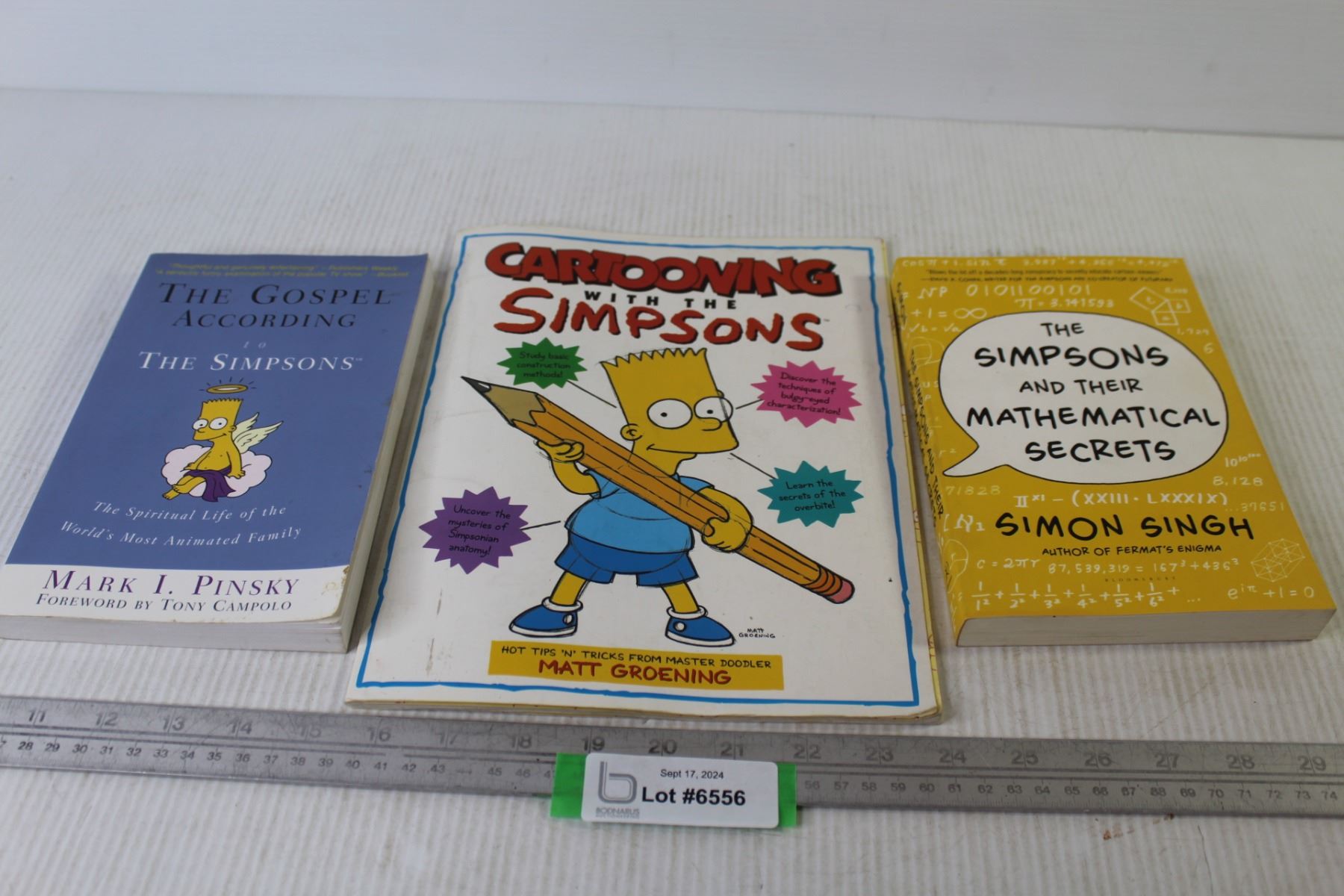 (3) Simpsons Books - Cartooning With The Simpsons - Mathematical ...