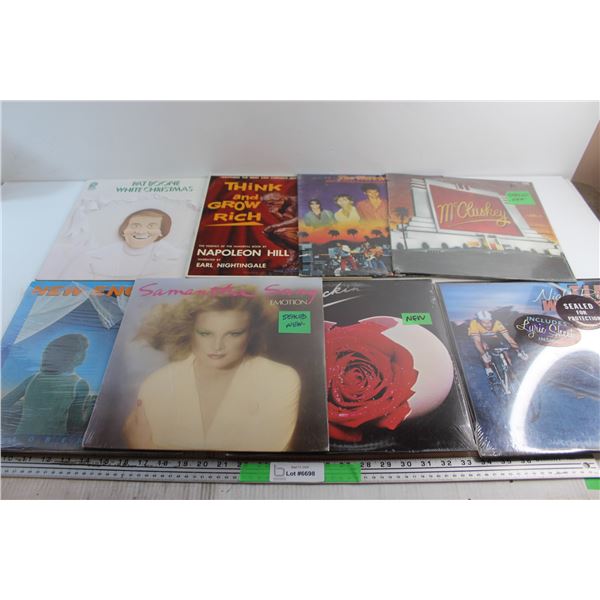 (8) Assorted Vinyl Records - New England, Pat Boone and The Werewolves, Sealed