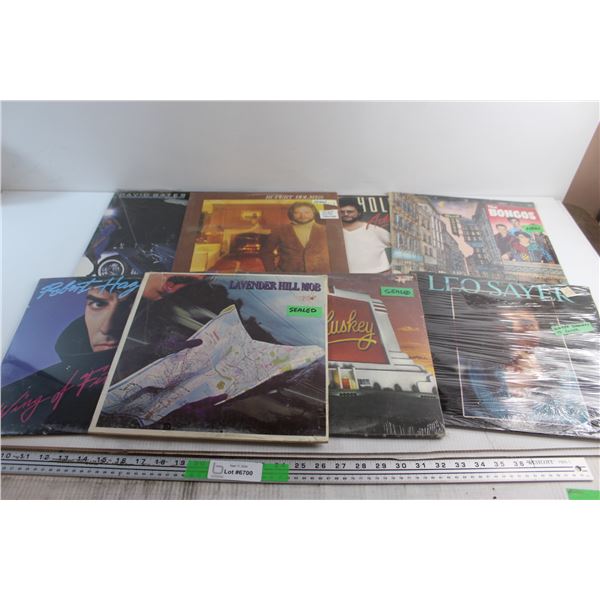 (8) Assorted Vinyl Records - Lavender Hill Mob, David Gates and Rupert Holmes, Sealed - Some Water D