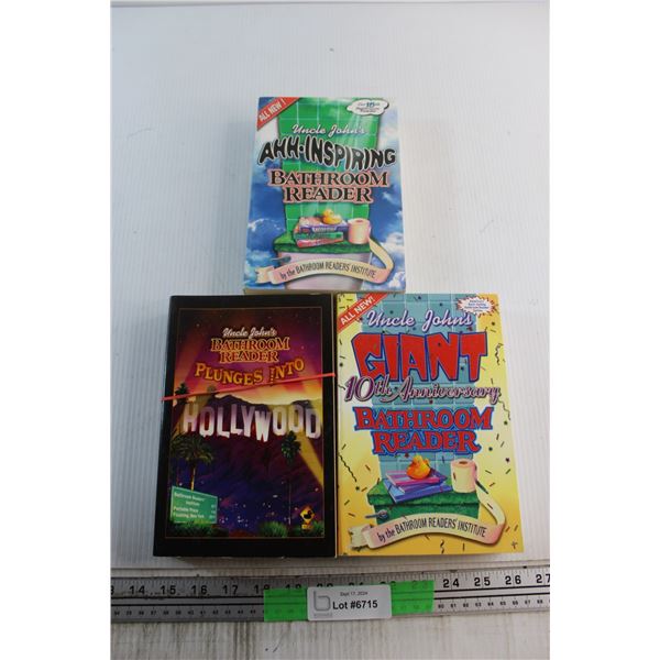(3) Assorted Uncle John's Books - Ahh Inspiring, Giant and Hollywood