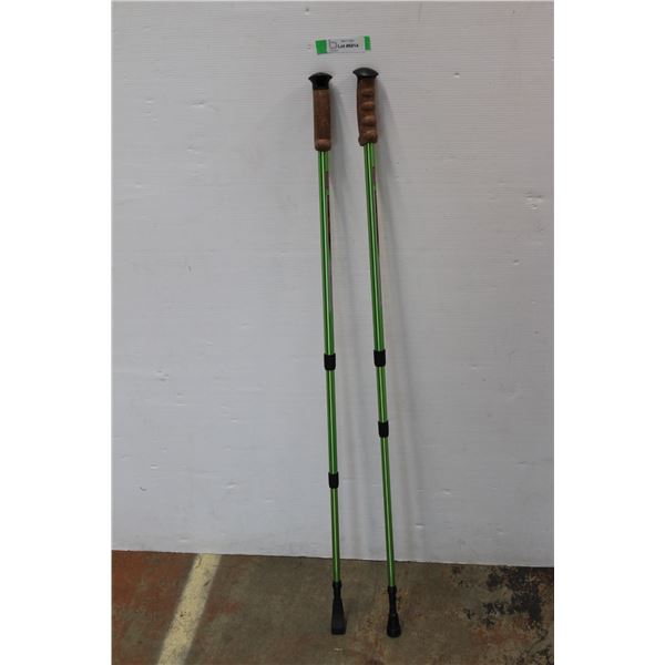 * (2) Walking Sticks Coleman 25 1/2"