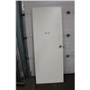 Image 1 : * Painted Interior Door With Door Knob and Hinges - 30" x 79 1/2" High