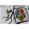 Image 2 : Indigenous Beaded Items - Purse, Baby Moccasins, Baby Boots, Beaded Hummingbird