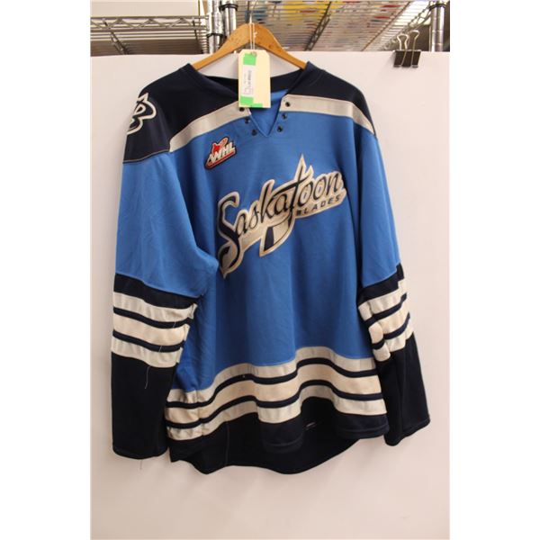 Saskatoon Blades Hockey Jersey - Adult Reebok XL