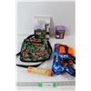 Image 1 : Hawaii Purse, Nerf X Shot, (2) Ceramic Espresso Mugs, St. Michaels Residential School Book, Pack of 