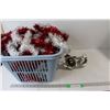 Image 1 : Assorted Christmas Decorations Tinsel Garlands