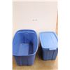 Image 1 : * (2) Blue Totes One Without a Lid