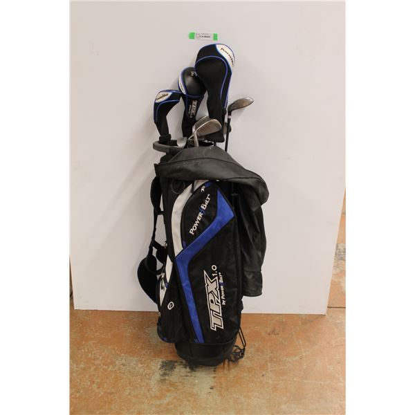 *TPX by Power Bilt Golf Club Bag With Clubs
