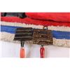 Image 4 : (2) Horse Harness Pads, Saddle Cinch, (2) Curry Horse Brushes