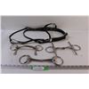 Image 1 : Driving Horse Head Stall & (3) Bits