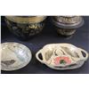Image 4 : Asian Style Brass Lot: (3) Serving Dishes, (2) Vases, (2) Dishes w/Lids