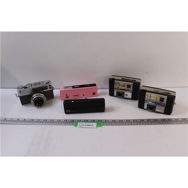 (5) Vintage Cameras - Assorted, as is