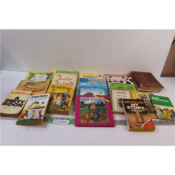 (20) Vintage Children's Books: Disney, Doctor Dolittle, Peter Rabbit, National Lampoon Book, Misc.