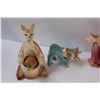 Image 5 : (5) Sets of Salt & Pepper Shakers: Monkeys, Heads, Kangaroos, Cats, Misc.