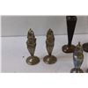 Image 4 : (4) Sets of Salt & Pepper Shakers - Stainless Steel & Silver Plated