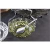 Image 5 : (7) Dainty Tea Set (Plates Only), Art Glass Serving Dish w/Handle & Spoon Set, Ashtrays, Serving Dis