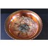 Image 2 : Carnival Glass "Grape & Cable" Footed Bowl - 8" x 3"
