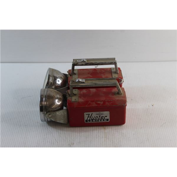 Lampe de poche vintage Hunter par Ray-O-Vac non testée cabine d