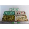 Image 1 : (5) Alberta & Saskatchewan License Plates