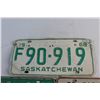 Image 2 : (5) Alberta & Saskatchewan License Plates