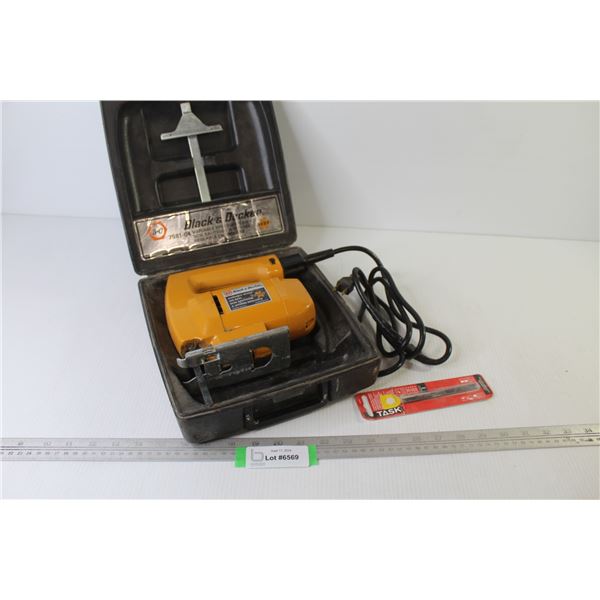 Black & Decker Jig Saw w/Extra Blades (tape on cord)