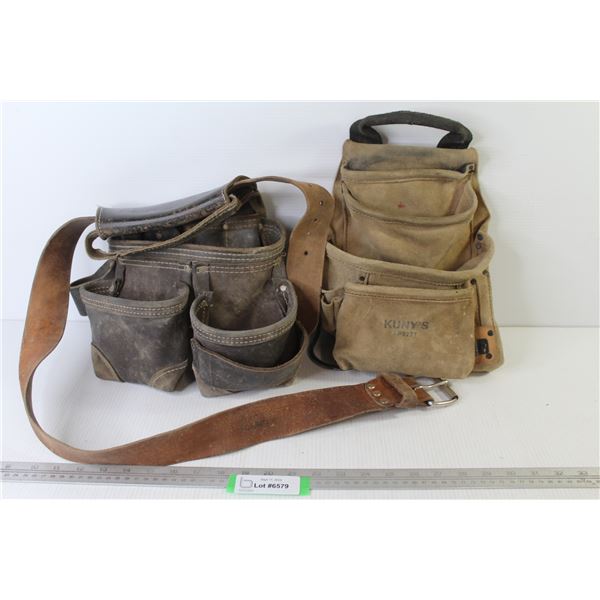 (2) Carpenter Pouches w/Belt