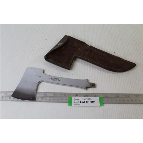 Case's Tested XX - Hatchet in Leather Case (missing knife)