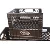 Image 3 : *(3) Black Plastic Crates