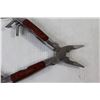 Image 4 : Folding Pliers Swiss Army Knife, Oscars Folding Knife - 7 1/8" Full Length 3 1/8" Blade