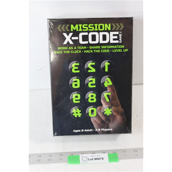 Mission X Code Board Game - Still Sealed