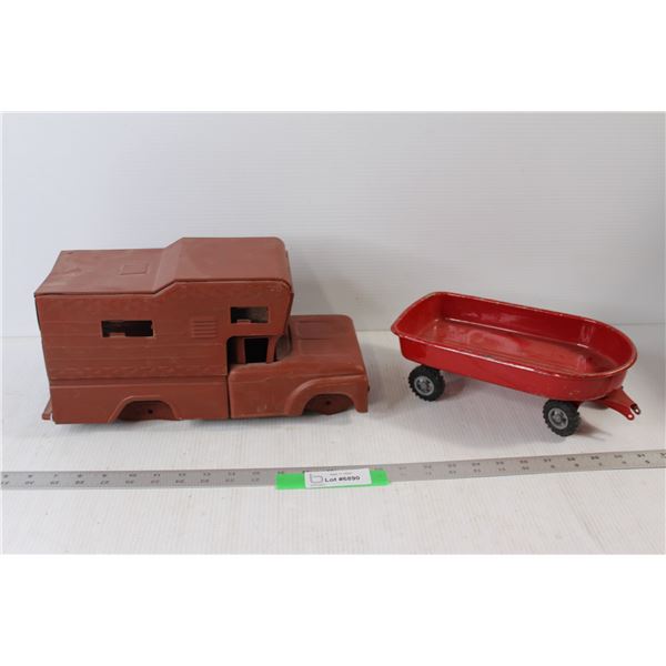 Toy Metal Wagon, Toy Metal RV Frame