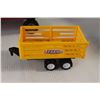 Image 2 : (5) Toy Trailers/Wagons, Miniature Truck Scale Storage Bin