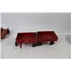 Image 6 : (5) Toy Trailers/Wagons, Miniature Truck Scale Storage Bin