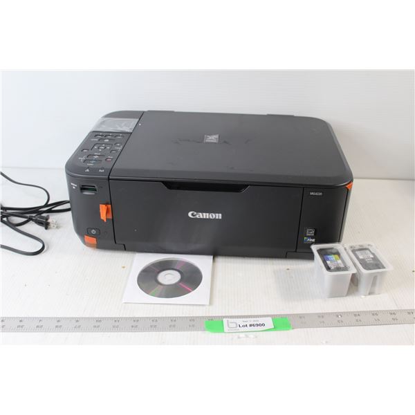 Pixma Canon Printer Comes With Ink - Tested Powers On