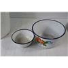 Image 5 : (6) Enamel Items - Pail, (3) Bowls, (2) Plates