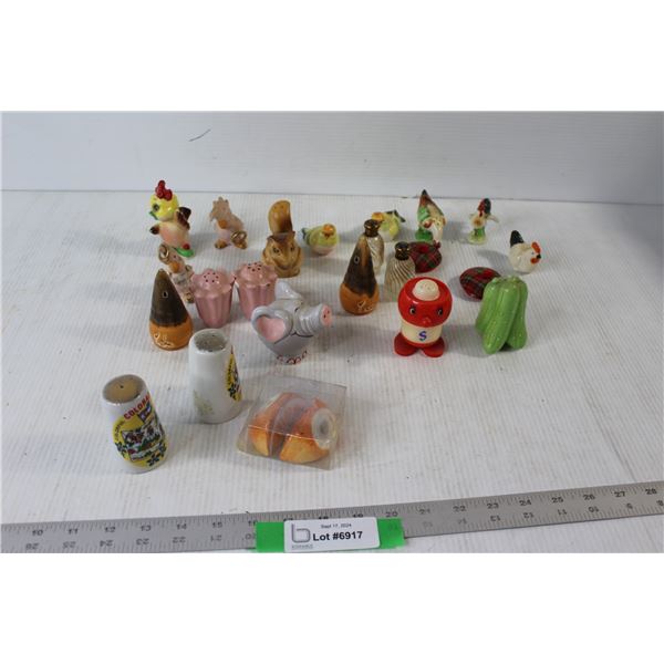 Assorted Salt and Pepper Shakers