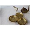 Image 2 : Brass Shell-Form Dish, Brass Deer, Brass Goose, Brass Cave Painting Deer