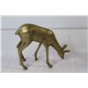 Image 3 : (4) Brass Deer Decorations